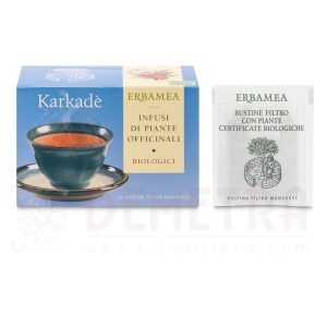 Ibisco o Karkade’ infuso biologico 20 buste filtro Erbamea