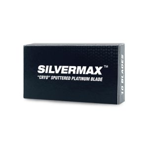 10 lamette da barba Silvermax cryo sputtered platinum