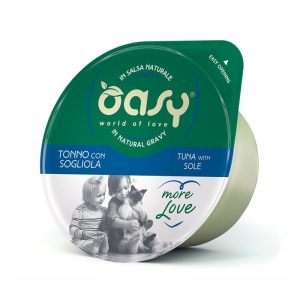 Oasy More Love Tonno e Sogliola per Gatti Cup 70gr