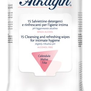 ALKAGIN SALVIETTINE DETERGENTI E RINFRESCANTI SENZA ALCOOL 15PZ