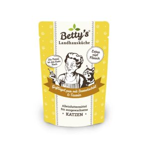 Betty’s Landhausküche Pollame con Olio di Borragine Umido per Gatti
