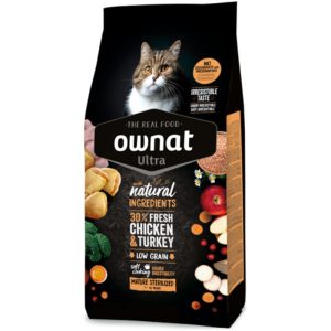 Ownat Cat Ultra Mature Sterilized con Pollo e Tacchino