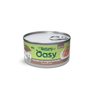Oasy Natury Soft Jelly con Tonnetto e Vongole per Gatti