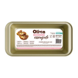 Stampo plumcake antiaderente rettangolare 25,3x13x6cm in acciaio al carbonio