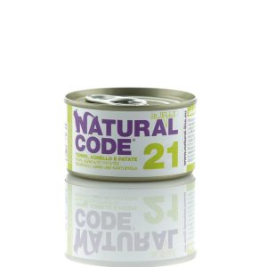 Natural Code Jelly Tonno Agnello e Patate per Gatti 85gr