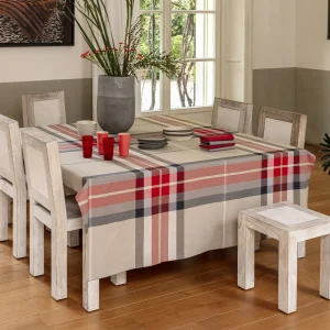 Bossi Tovaglia E/O Runner In Cotone Tinto In Filo 1427