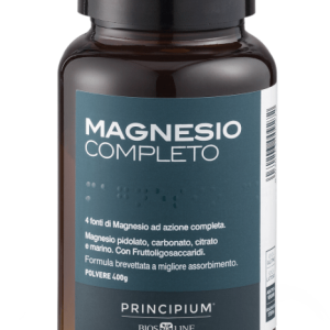 Magnesio Completo polvere 400gr Principium 4 fonti diverse di Magnesio