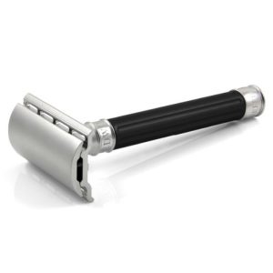 Edwin Jagger rasoio di sicurezza 3one6 manico nero anodizzato