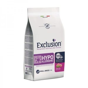 Exclusion Hypoallergenic Maiale e Piselli Small Breed
