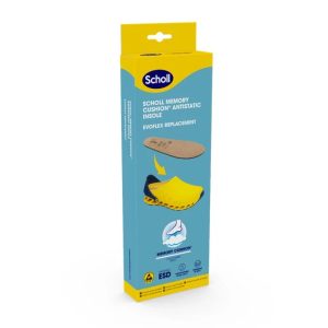 Scholl Solette Plantari EVOFLEX Antistatica Memory Cushion tag. 44