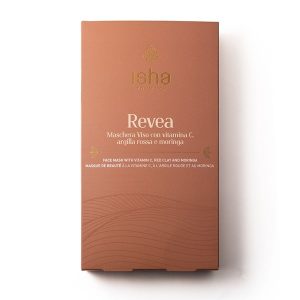 Isha Cosmetics Revea maschera viso con vitamina C, argilla rossa e moringa gr. 100