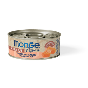 Monge Natural Salmone e Tonno del Pacifico Umido per Gatti 80gr