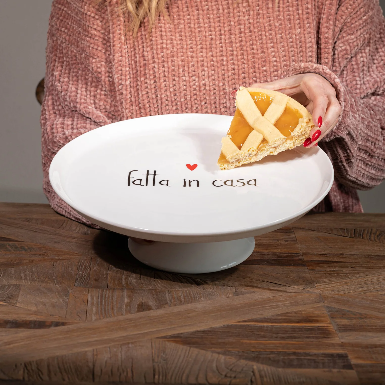Simple Day Alzata Per Dolci E Torte In Gres – Fatta In Casa - immagine 3