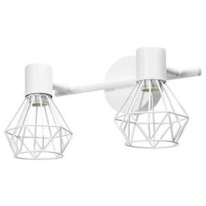 Applique da parete Dimen Bianco 2 x E14 Aigostar