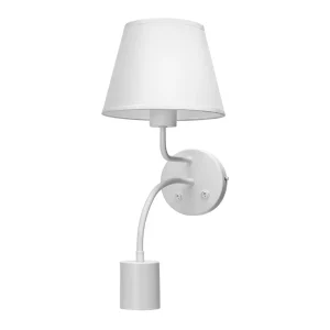 Applique da parete UaD Bianco IP20 1 x GU10 1 x E27 Aigostar
