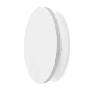 Applique Led da parete Plat 6,5W rotondo Bianco IP20 Bianco freddo 6500K Aigostar