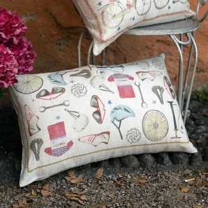 TESSITURA TOSCANA TELERIE CUSCINI DECORATIVI LINO BIKERS