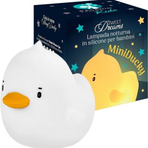 Sweet Dreams Lampada Mini Notturna in Silicone per Bambini Multicolore Paperella