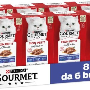 Gourmet Mon Petit Tonno Salmone Trota 6 x 50 g