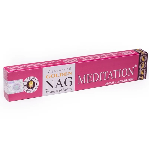 Bastoncini d’incenso Golden Nag Meditation - immagine 2