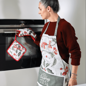 Maison Sucree’ Set Guanto E Presine Natalizie Carillon