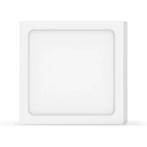 Plafoniera Led slim 18W Bianca Quadrata Bianco freddo 6500K Aigostar