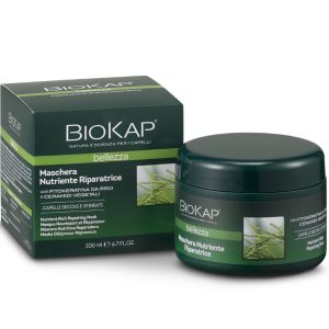 BioKap Maschera Nutriente Riparatrice 200ml per capelli secchi e sfibrati