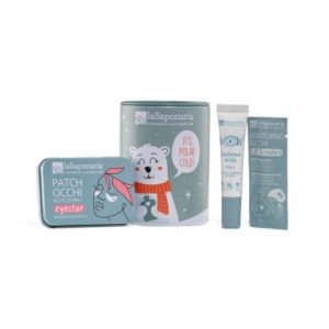 La Saponaria Salvadanaio Orso Polare – kit viso