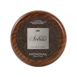 Mondial sapone da barba Nobilis in ciotola di legno 140ml