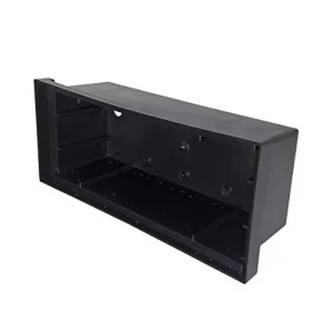 Scatola da incasso a muro nera per plafoniere segnapasso a parete 23x10cm Novaline
