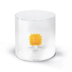 Wd Bicchiere In Vetro Borosilicato Con Soggetto In Vetro Colorato Raviolo